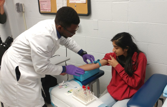 Flu lab at the University of Maryland