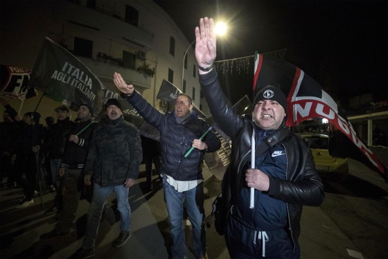 Image: 'Forza Nuova' demonstration in Rome