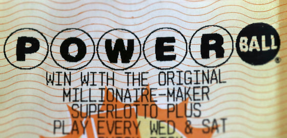 Image: A Powerball lottery ticket.