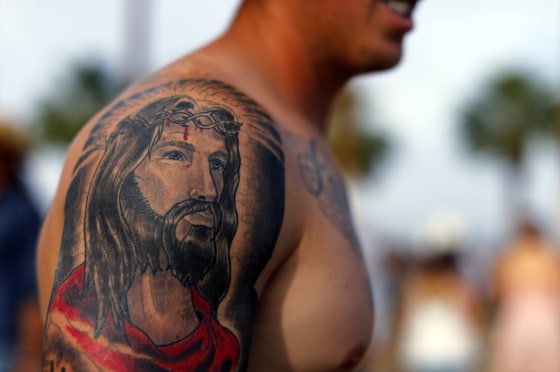 Image: Tattoo of Jesus Christ