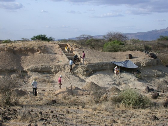 Image: Olorgesailie Basin excavation site