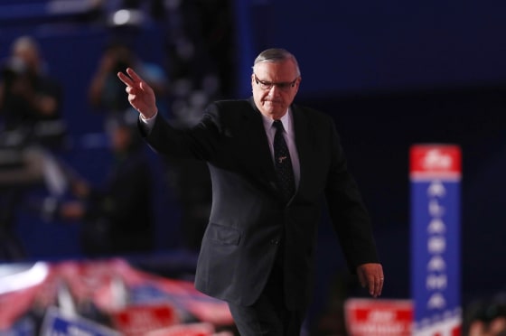Image: Maricopa County Sheriff Joe Arpaio at the Republican National Convention in 2016