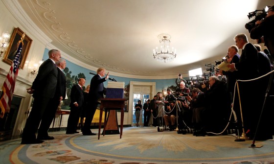 Image: Trump speaks Congress' spending bill at the White House in Washington