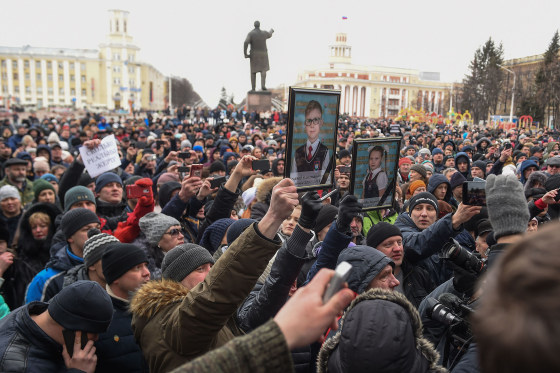 Image: Rally in Kemerovo
