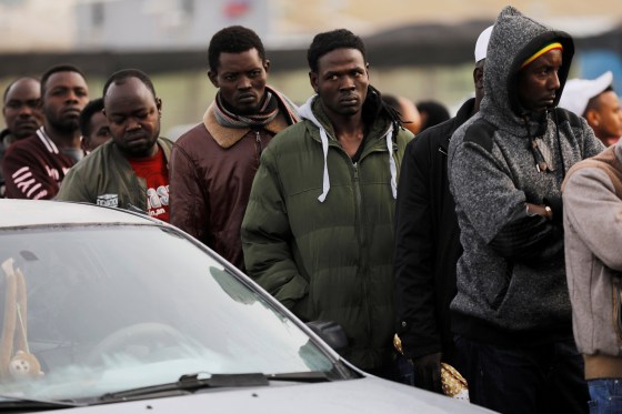 Image: African migrants