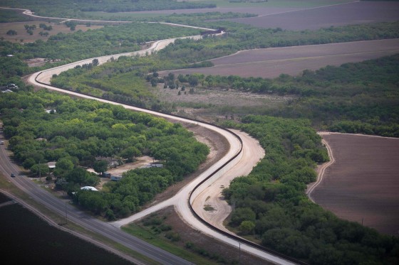 Image: The border wall between the U.S. and Mexico