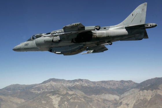 Image: A Marine Corps AV-8 Harrier