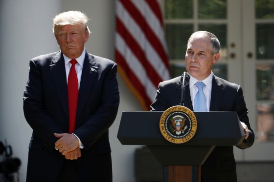 Image: Donald Trump and Scott Pruitt