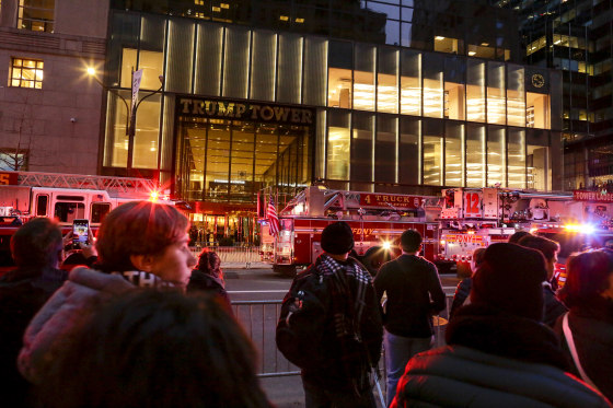 Image: Fire Blazes On 50th Floor Of Trump Tower