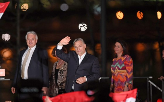 Image: HUNGARY-ELECTION-ORBAN