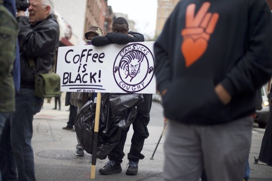 Image: Philadelphia Police Arrest Of Two Black Men In Starbucks, Prompts Apology From Company's CEO