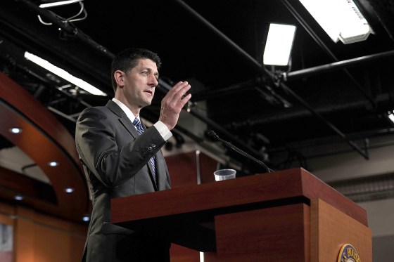 Image: House Speaker Paul Ryan Holds Weekly News Conference