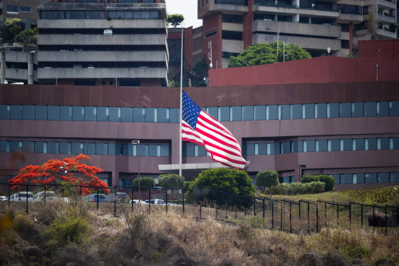 Image: The U.S. embassy in Caracas