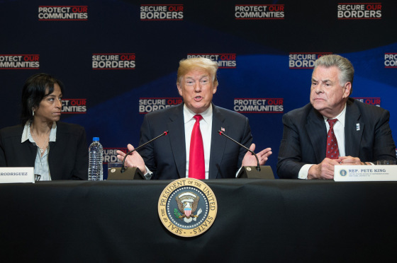Image: Donald Trump immigration roundtable