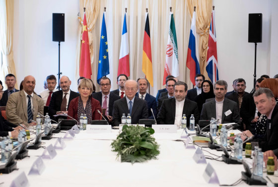 Image: AUSTRIA-EU-IRAN-NUCLEAR-POLITICS-DIPLOMACY-ENERGY