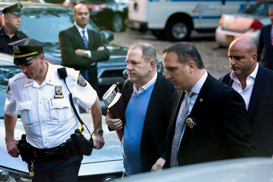 Image: Harvey Weinstein Turns Himself In After Sex Assault Investigation In NYC