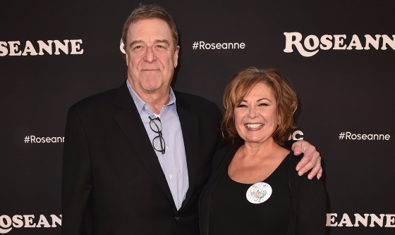 Image: John Goodman and Roseanne Barr