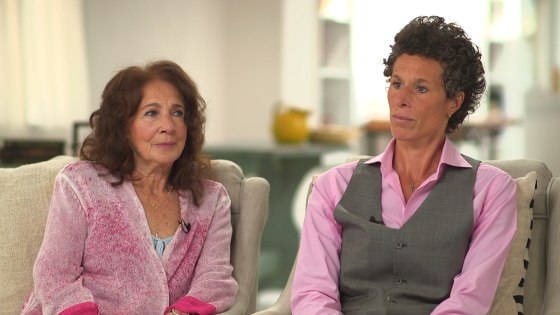 ImagE: Andrea Constand and her mother Gianna during an interview with Kate Snow on Dateline.