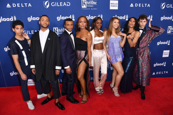 Image: Cast of FX's 'Pose' attend the 29th Annual GLAAD Media Awards