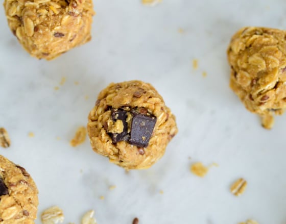 These Tahini Maple Oat Bites make the perfect well-balanced, grab-and-go snack to fuel your workout.