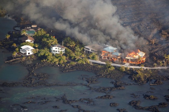 Hawaii volcano lava destroys hundreds of homes overnight