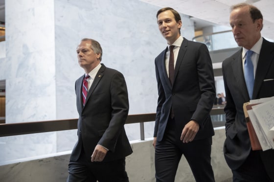 Image: Jared Kushner, Abbe Lowell, James Wolfe