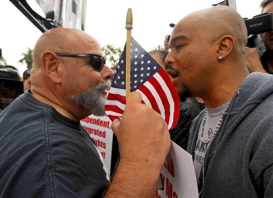 Image: Protesters Face Off Outside Donald Trump Rally