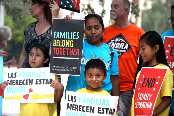 Image: Immigration policy protest