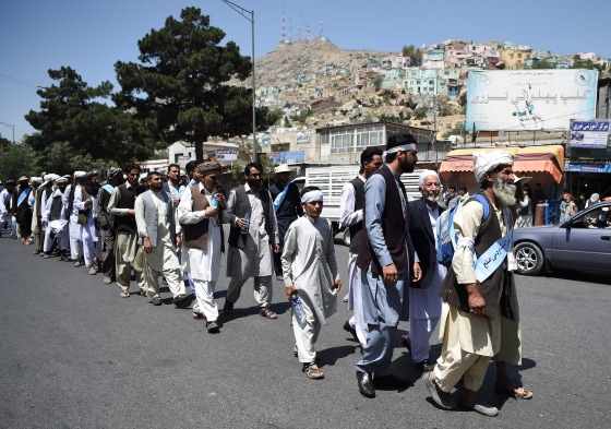 Image: Afghan peace march