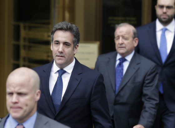Image: Michael Cohen leaves court in New York