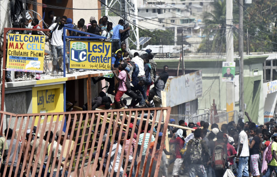 Image: Haiti protest