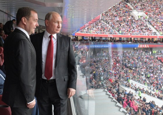 Image: Group A Russia vs Saudi Arabia