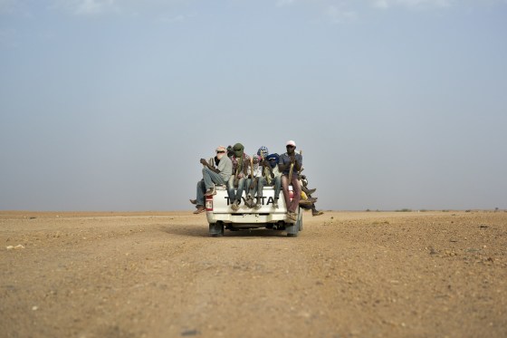 Image: Migrants in Algeria