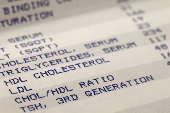 Image: Cholesterol screening