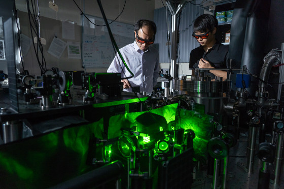 Researchers at Purdue University have levitated a nanoparticle in vacuum and driven it to rotate at high speed, bringing them one step closer to figuring out the properties of vacuum and quantum mechanics.
