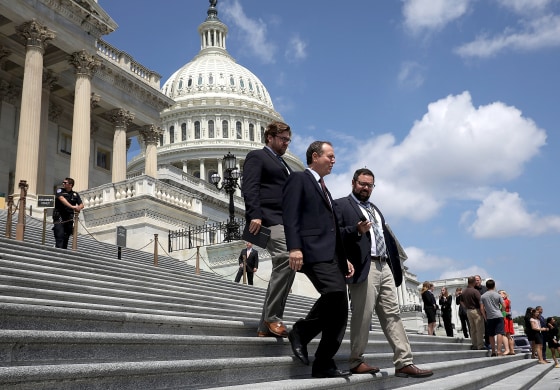 Image: Congress Members Exit The Capitol Ahead Of Summer Recess