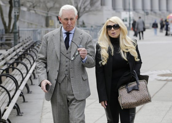 Image: Roger Stone, Kristin Davis