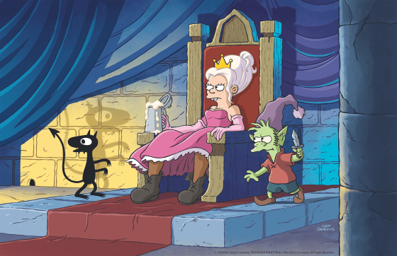 Image: Disenchantment production still, Season 1.