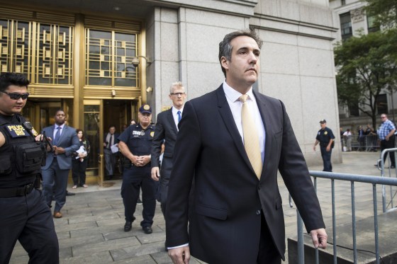 Former Trump Lawyer Michael Cohen Enters Plea Deal Over Tax And Bank Fraud And Campaign Finance Violations