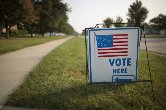 Image: Voters Go To The Polls In Wisconsin's Primary Elections