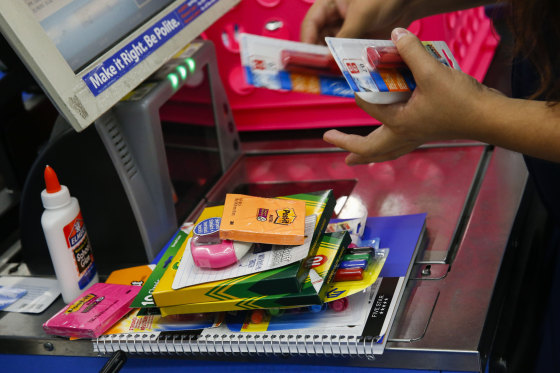 Back to School Shopping At Wal-Mart