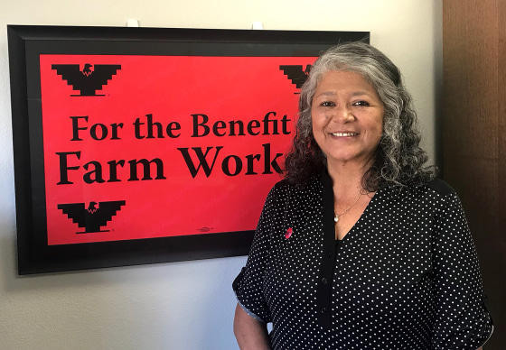 Teresa Romero has been elected president of United Farm Workers union, replacing Arturo Rodriguez when he steps down Dec. 20, 2018.
