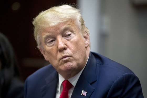 Image: U.S. President Trump meeting on a grant for support program for drug-free communities