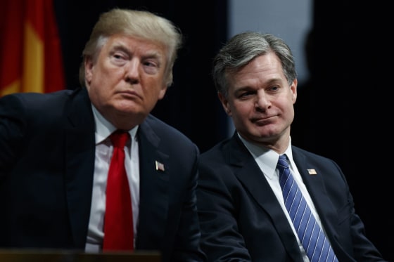 Image: Donald Trump, Christopher Wray