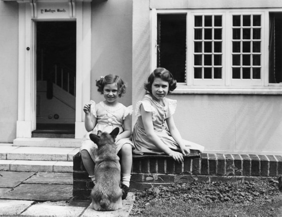 Princess Elizabeth Playing Outside Her Dolls House Drawing by