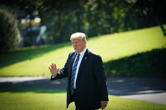 Image: Donald Trump boards Marine One
