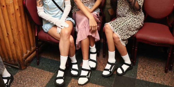 This 90s shoe trend was all the rage at New York Fashion Week