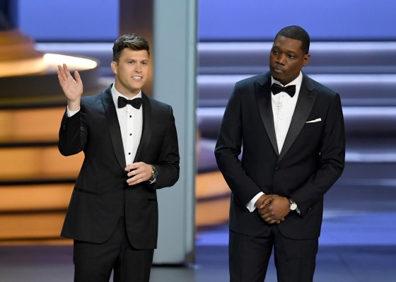 Image: Colin Jost, Michael Che