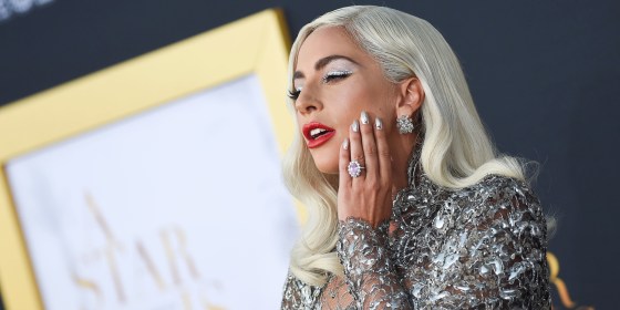 Lady Gaga dazzles in silver at ‘A Star Is Born’ Los Angeles premiere