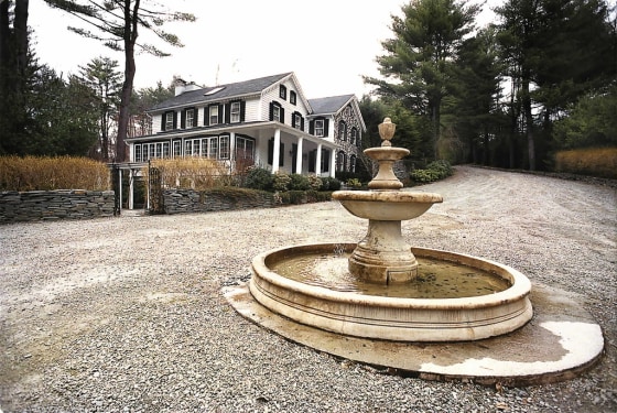 Image: The front entrance to the grounds of the Society of St. John in Shohola